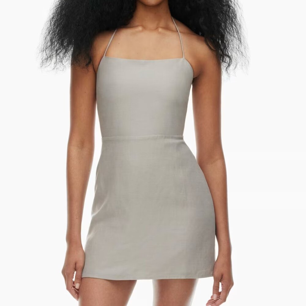 Aritzia Wilfred Credenza Linen Dress 4